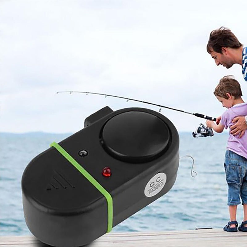 Fishing Bite Alarm Bell 4pcs Set with Sound Alert and Light Indicator, Sensitive Fish Hook Alarm for Fishing Rod Night Fishing Carp Fishing, No Battery Required
