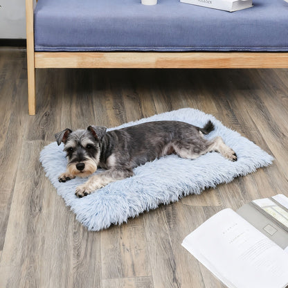 Fleece-Lined Dog Bed & Cat Mat – Thickened Warm Washable Square Pet Bedding for All Breeds | S, M, L, XL, XXL