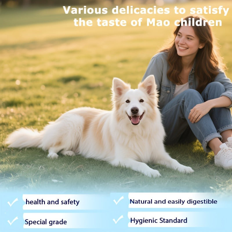 Duck Jerky Chicken Freeze-Dried Dog Treats Sharing Pack Soft Chewy Healthy Digestible Training Reward Snacks for Small Medium Large Dogs Beef Sausage