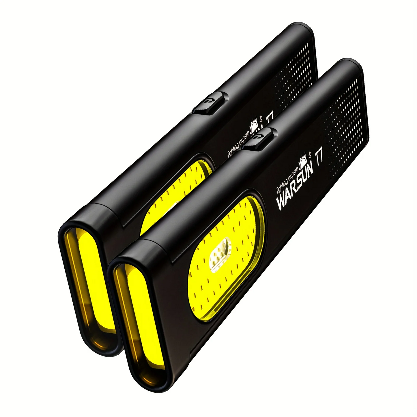 COB Pocket Flashlight USB-C Rechargeable, WARSUN T7 120LM LED Torch with 5 Modes, COB Side Light, Compact EDC Flashlight, Fast Charging, Aluminum Alloy, for Camping Reading Emergency Everyday Carry