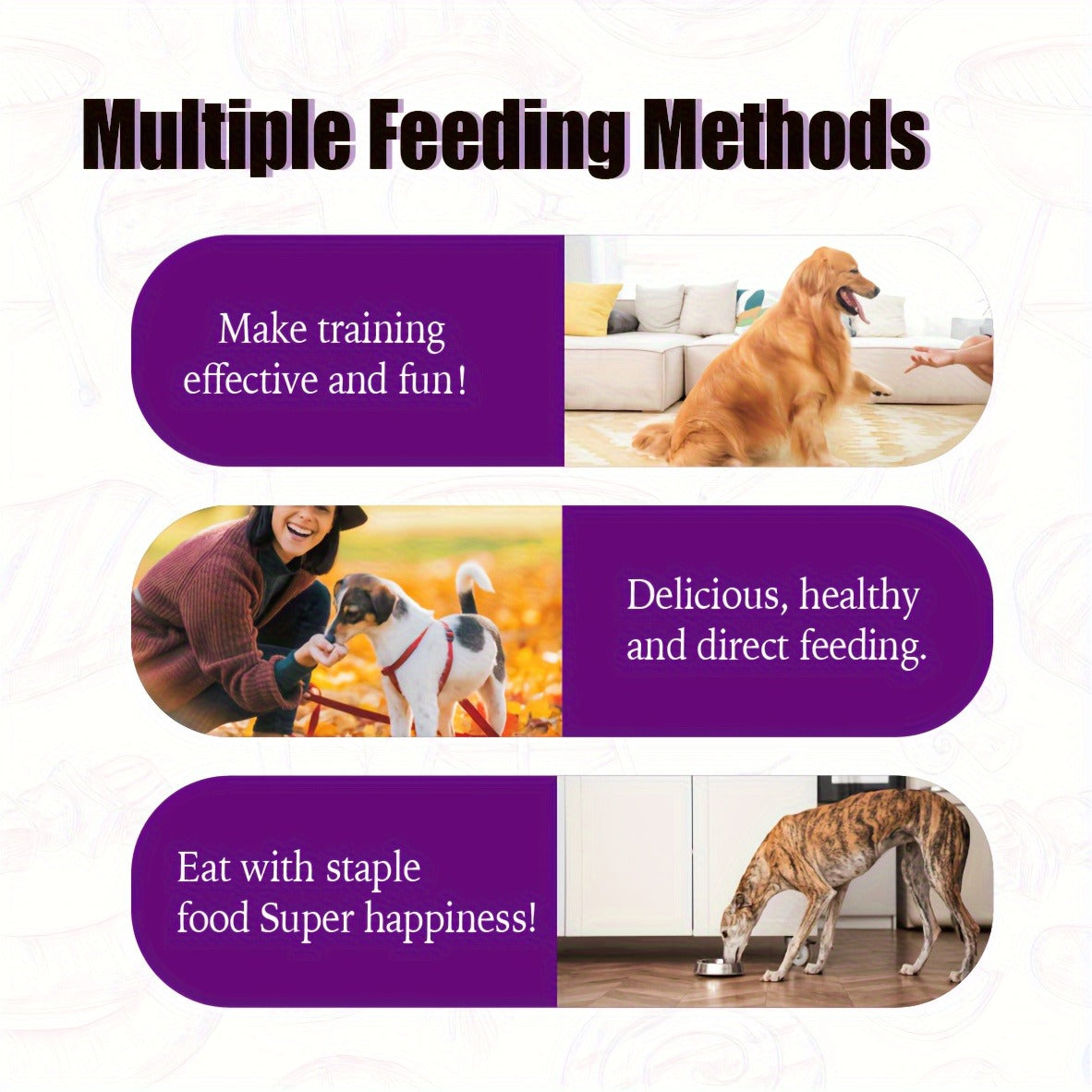 Dog Probiotic & Digestive Enzyme Chews with Prebiotics – Gut Health, Skin Sensitivity Support & Digestive Balance Soft Chew Supplement for Dogs, 30 Chews (75g) or 120 Chews (300g)