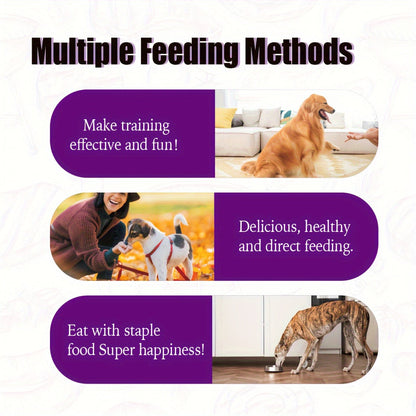 Dog Probiotic & Digestive Enzyme Chews with Prebiotics – Gut Health, Skin Sensitivity Support & Digestive Balance Soft Chew Supplement for Dogs, 30 Chews (75g) or 120 Chews (300g)