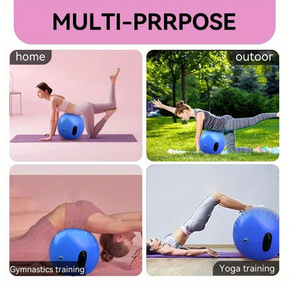 Inflatable Gymnastics Air Barrel Roll with Handle & Air Pump – Circular Air Cushion Tumbling Mat for Home Gym, Yoga, Cheerleading & Kids Training, PVC, Multiple Sizes