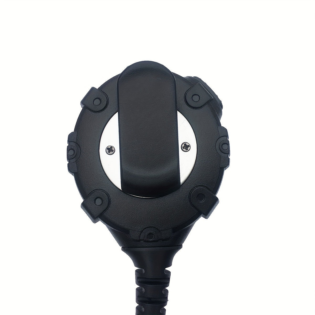 Walkie Talkie Remote Speaker Microphone H3 Lightweight Shoulder Mic PTT for Two Way Radio Clear Communication Outdoor Hiking Camping Tactical Black