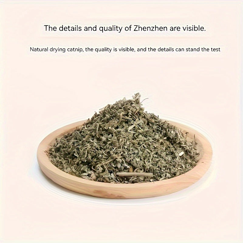 Natural Cat Treats 100g - Dried Herb Snacks for Cats to Aid Digestion, Reduce Hairballs & Stress, Promote Oral Health and Stimulate Natural Instincts