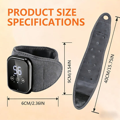 Hand Massager with Heat Vibration Wrist Guard Carpal Tunnel Relief