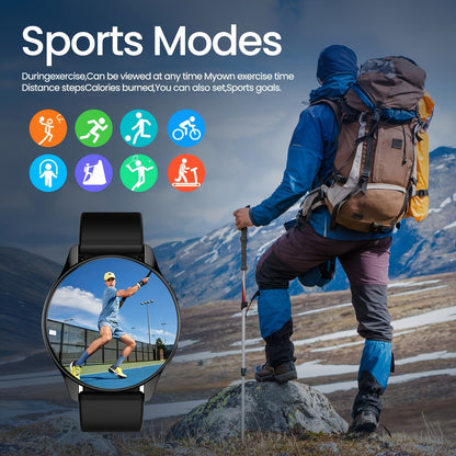Sports Smartwatch 1.52" Full Touch Screen, Call & Activity Tracker