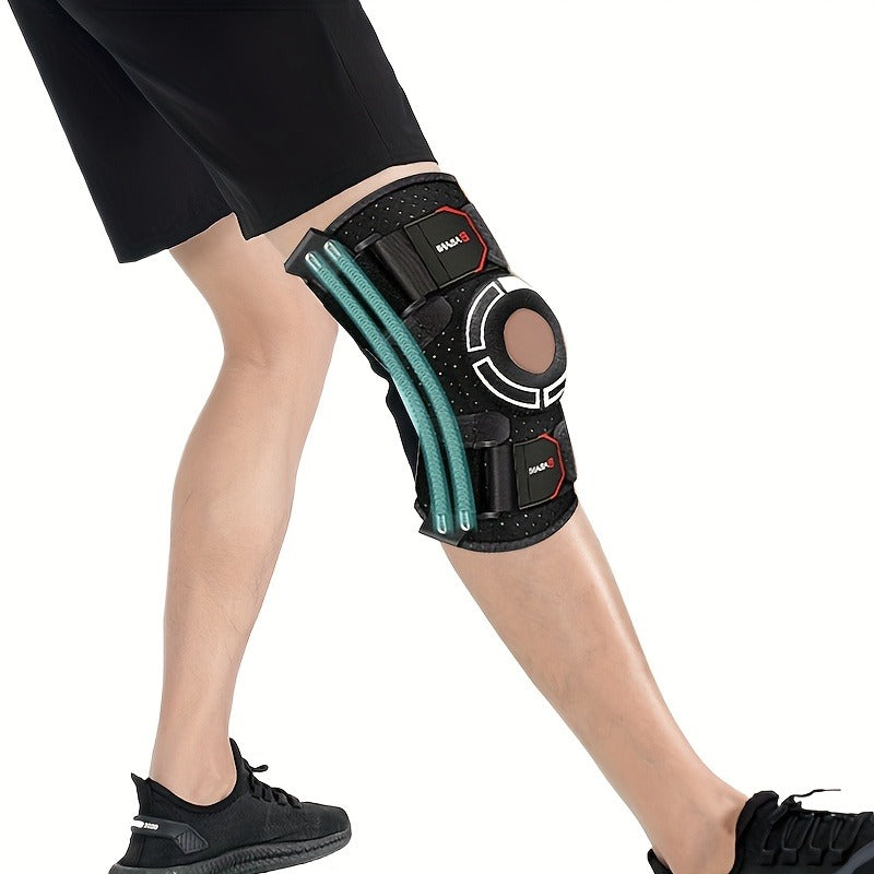 Knee Compression Sleeve Brace for Men Women – Non-Slip Silicone Grip, Sweat-Resistant Support for Hiking, Cross-Training & Skiing