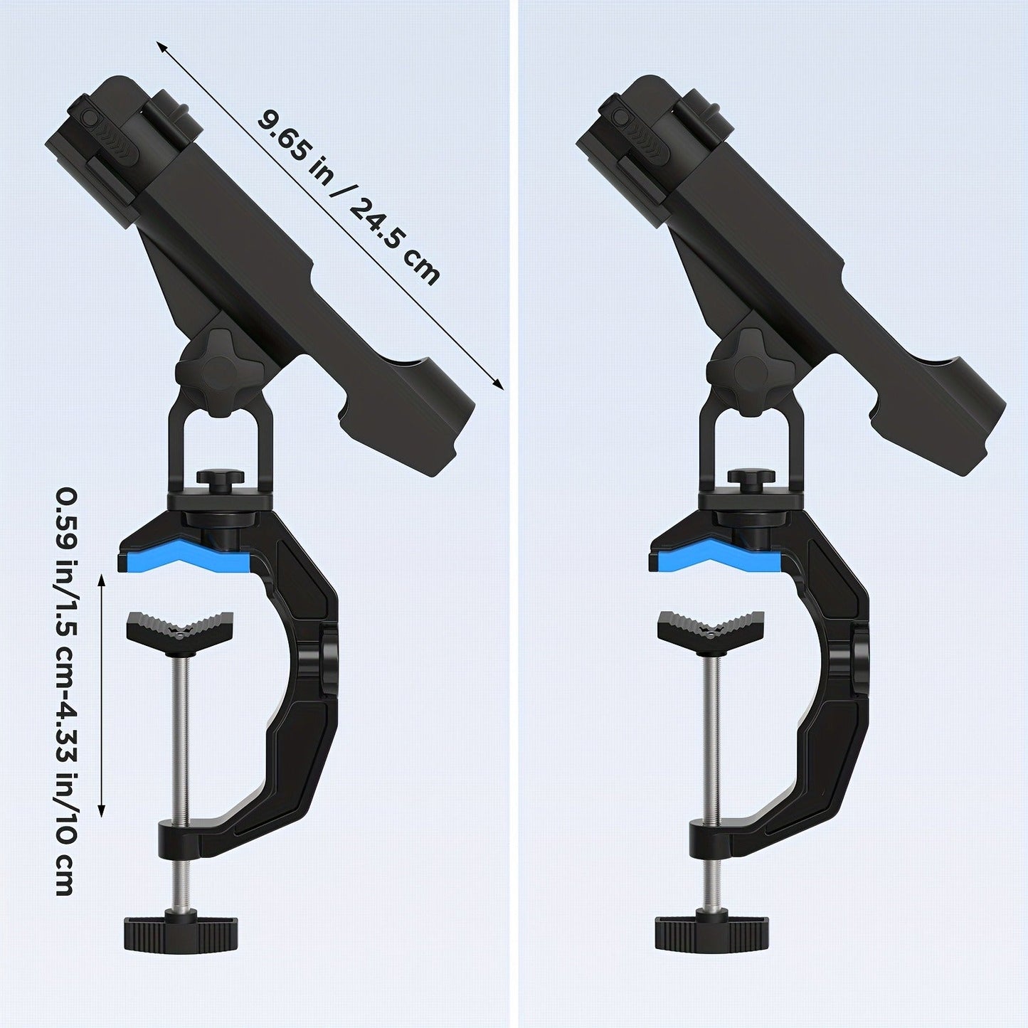 Boat Fishing Rod Holder – Durable Pole Holder for Fishing Boat & Canoe | 2-Pack / 4-Pack