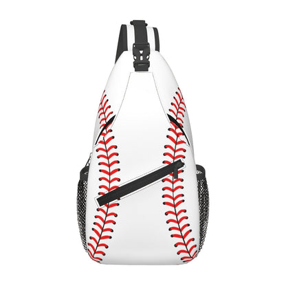 Baseball Sling Bag Crossbody Backpack for Men & Women - Sports Chest Shoulder Bag for Baseball Training, Game Day, Gym, Outdoor & Travel, Lightweight One Strap Daypack