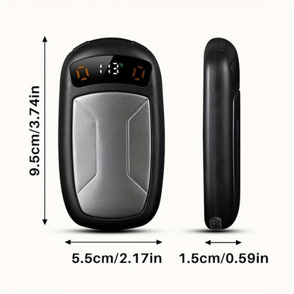 Rechargeable Hand Warmers with COB Light 2 Pack, Magnetic USB Electric Pocket Hand Warmer 12 Hours Heat, Portable Reusable Handwarmer for Camping Hiking Hunting, Christmas Gifts for Women Men