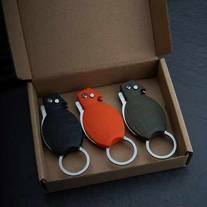 3-in-1 Golf Divot Tool Set with Whistle Keychain Clip EDC Multi-Tool Spring Button Opening Pocket Outdoor Survival Accessory