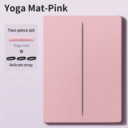 Extra Large TPE Yoga Mat 6’×4’ – 10mm Extra Thick Non-Slip Exercise Mat with Alignment Lines, Double-Sided Grip, 24 Sq Ft Professional Yoga Mat for Women & Men, Home Workout, Pilates & Gym