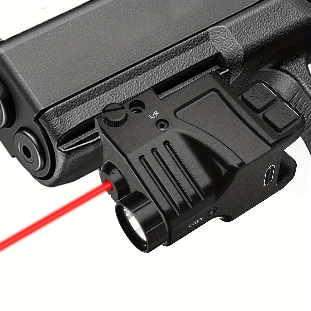 Green Laser Sight USB-C Rechargeable - Picatinny Rail Dot Sight with Vibration-Resistant Lock, 532nm Class IIIA, for Hunting, Competition & Tactical Use