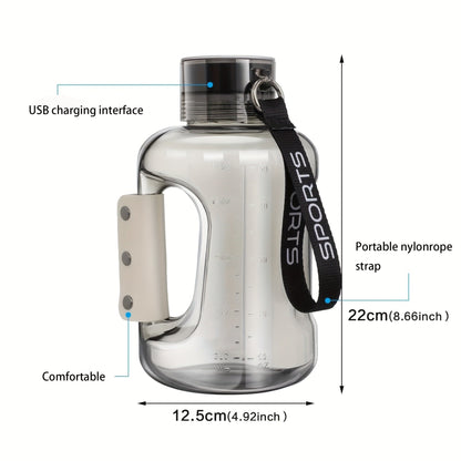 Hydrogen Water Bottle 1.5L with SPE PEM Technology – Portable Water Ionizer Generator, Hydrogen-Rich Water in 5 Minutes for Home, Office, Travel & Outdoor
