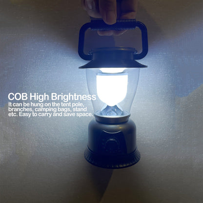 4-Pack COB LED Camping Lantern Dimmable Battery Powered - High Brightness Portable Camp Lights for Hiking, Fishing, Emergency Power Outage & Outdoor Adventures, Adjustable Brightness Tent Lantern Set
