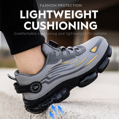 Men's Work & Safety Shoes - Breathable Mesh Non-Slip Sole for Outdoor & Travel 545765