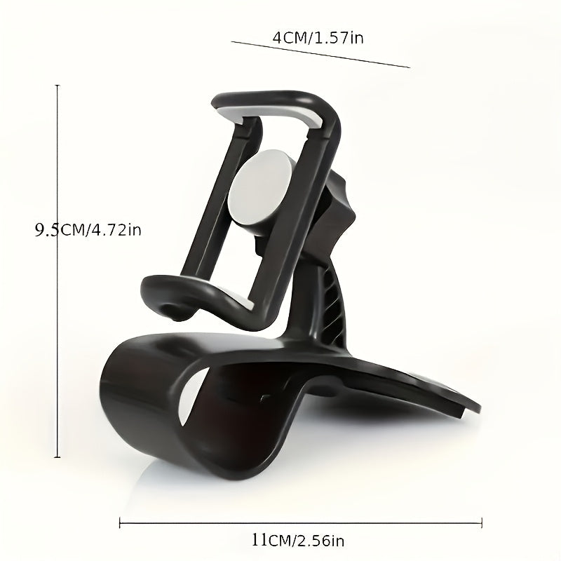 FENGXUEHAO Car Phone Holder with Rotatable Dashboard Mount, Adjustable Phone Bracket & -Rust ABS/PVC Suitable for GPS Navigation, Dashboard/Dashboard/Dashboard/Tablet Holder for GPS, for Smartphones, Vehicle Dashboard Mount