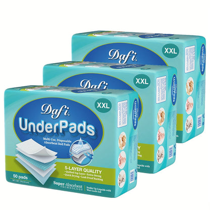 Extra Large Disposable Underpads 30x36 Inch Super Absorbent Adult Incontinence Bed Pads with Effective Odor Control Chucks Pads Leak-Proof Protection for Elderly and Adults 50 to 200 Pieces Value Pack