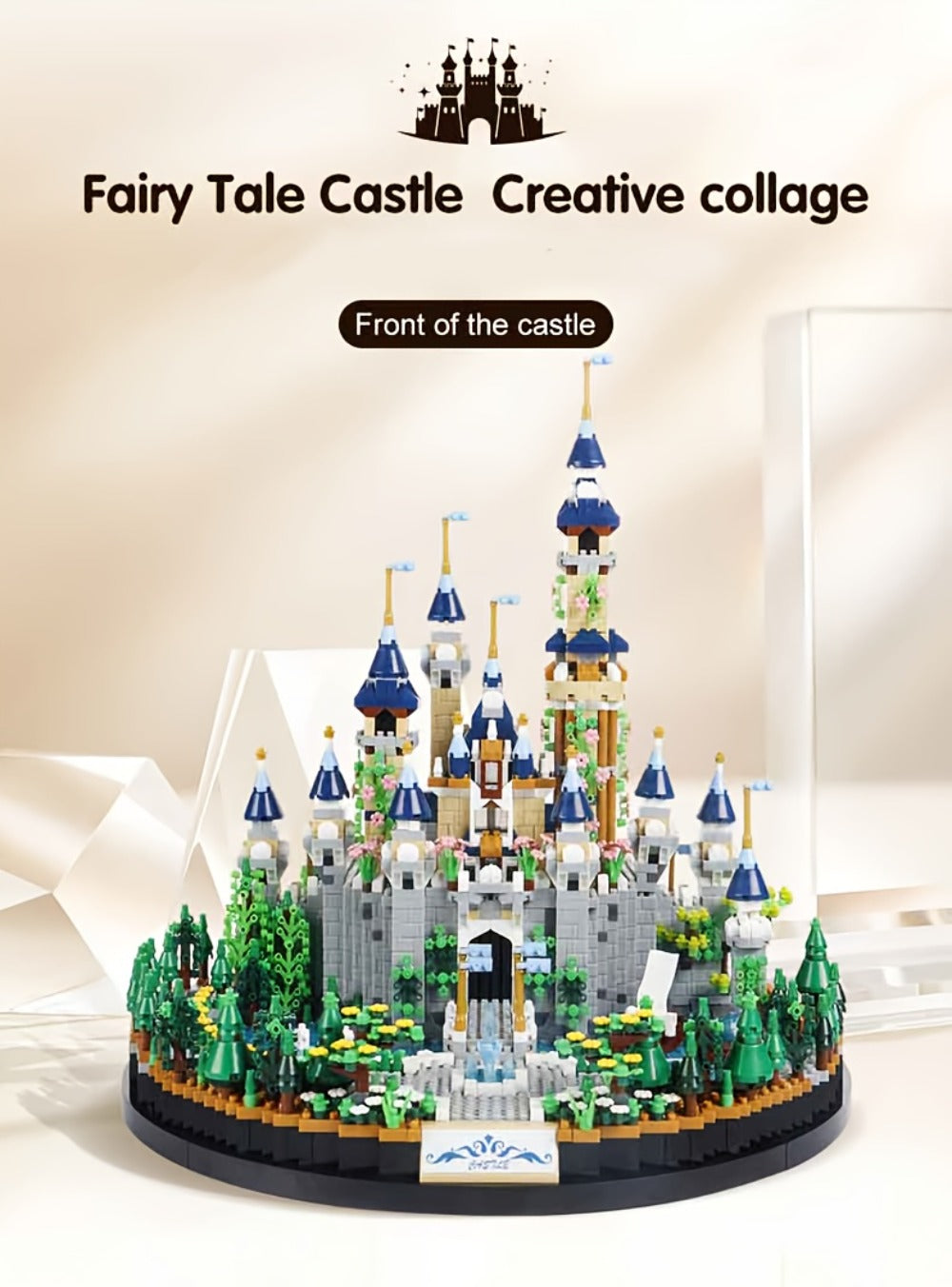 3600PCS Princess Castle Building Blocks Fairytale Palace STEM Micro Brick Architecture Kit for Girls Ages 8+ – Creative Birthday Christmas Valentine's Day Gift, Home Room Decor Display Piece