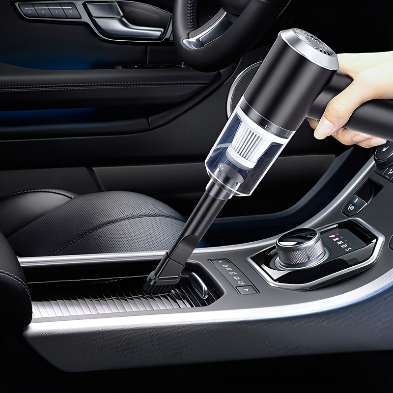Multifunctional Wireless Charging Mini Vacuum Cleaner, Large Suction Power, Wireless Power Supply, Suitable for Computer Cleaning, Household Cleaning, Car Cleaning, Valentine's Day And New Year's Gift