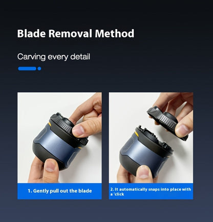 6D Floating Head Bald Head Shaver Self-Cut Electric Hair Clipper — 10W High Power 1400mAh USB-C Charging LED Display Two-Speed Travel Lock Men's Head Grooming Tool