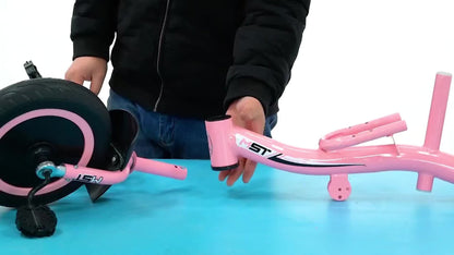 Push Handle Tricycle for Toddlers Girls Pink – 3 Wheel Trike Ages 18-60 Months with Padded Backrest, Safety Belt, Adjustable Seat | Best Birthday Gift for Kids 1 2 3 4 5 Year Old