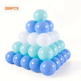 Blue, green and white 200PCS