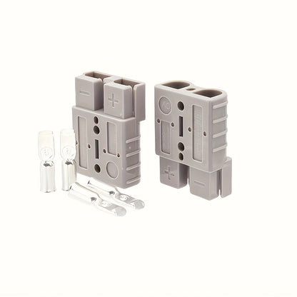 Quick Connect Battery Disconnect Kit 50A – 10-Pack 2-Pole 6AWG Plug Set for Car, ATV, Trailer & RV Electrical Systems
