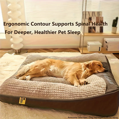 Plush Dog Crate Mat Luxury Sofa Bed - Ultra Soft All-Season Pet Mattress for Small Medium Large Dogs and Cats, Comfortable Cage Liner Kennel Pad for Various Breeds, Available in XL XXL XXXL