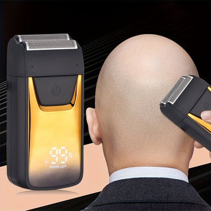 Men's Electric Shaver Rechargeable – Professional Hair Trimmer for Men, Household Cordless Electric Razor, Father's Day Gift & Everyday Grooming