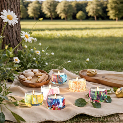 Candle Gift Set 36-Pack – Natural Soy Wax Scented Candles in Tin Cans, Aromatherapy Candles for Yoga, Spa, Bath & Home Decor, Portable Travel Candles, Perfect Gift for Women & Men, Mother's Day, Valentine's Day & Birthdays
