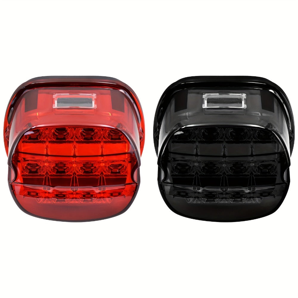 Harley Davidson LED License Plate Light with Turn Signal for Sportster Dyna Touring Road King Electra Glide - Brake Running Lamp