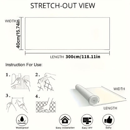 Wood Grain Floor Sticker Roll Peel & Stick Self-Adhesive Non-Slip Thickened Vinyl – Vintage DIY Flooring for Walls, Floors, Desks & Door Panels