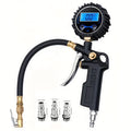 Digital Tire Inflator with Pressure Gauge - 200 PSI (with 3pcs Connector)