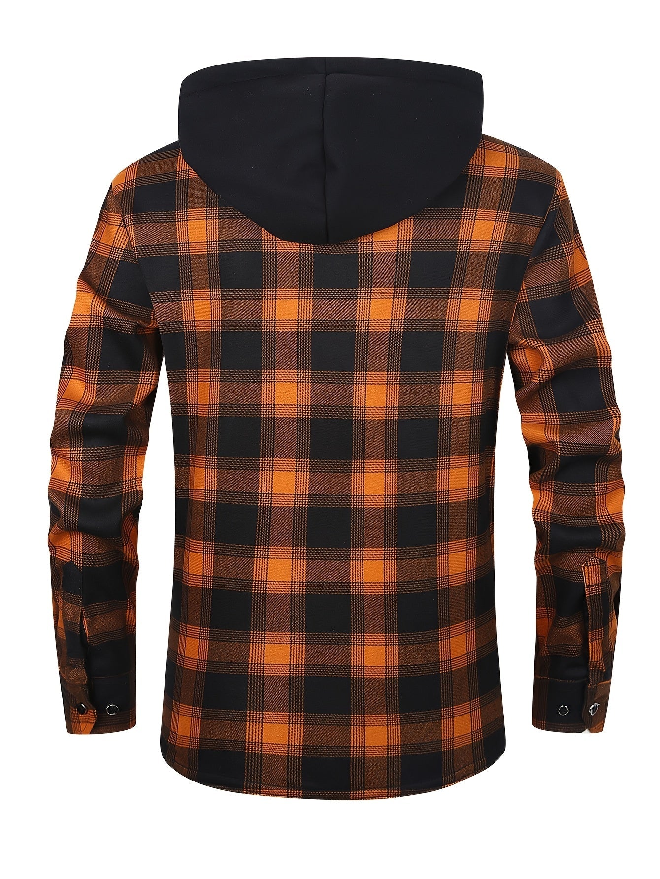 Men's Versatile Plaid Pullover Coat