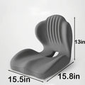 Ergonomic Lumbar Support Cushion, Lower Back and Hip Support Pillow, Memory Foam Back Support, Suitable for Office Chairs and Car Seats, Breathable Design, Ideal for Prolonged Sitting, Driving, and Work Use