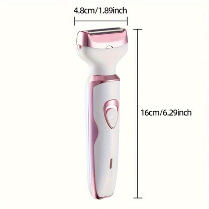 Facial Hair Remover for Women Electric USB Rechargeable Multifunctional Trimmer Set for Eyebrows Nose Face Legs Painless Portable Lady Grooming Kit Pink Purple Gift Set