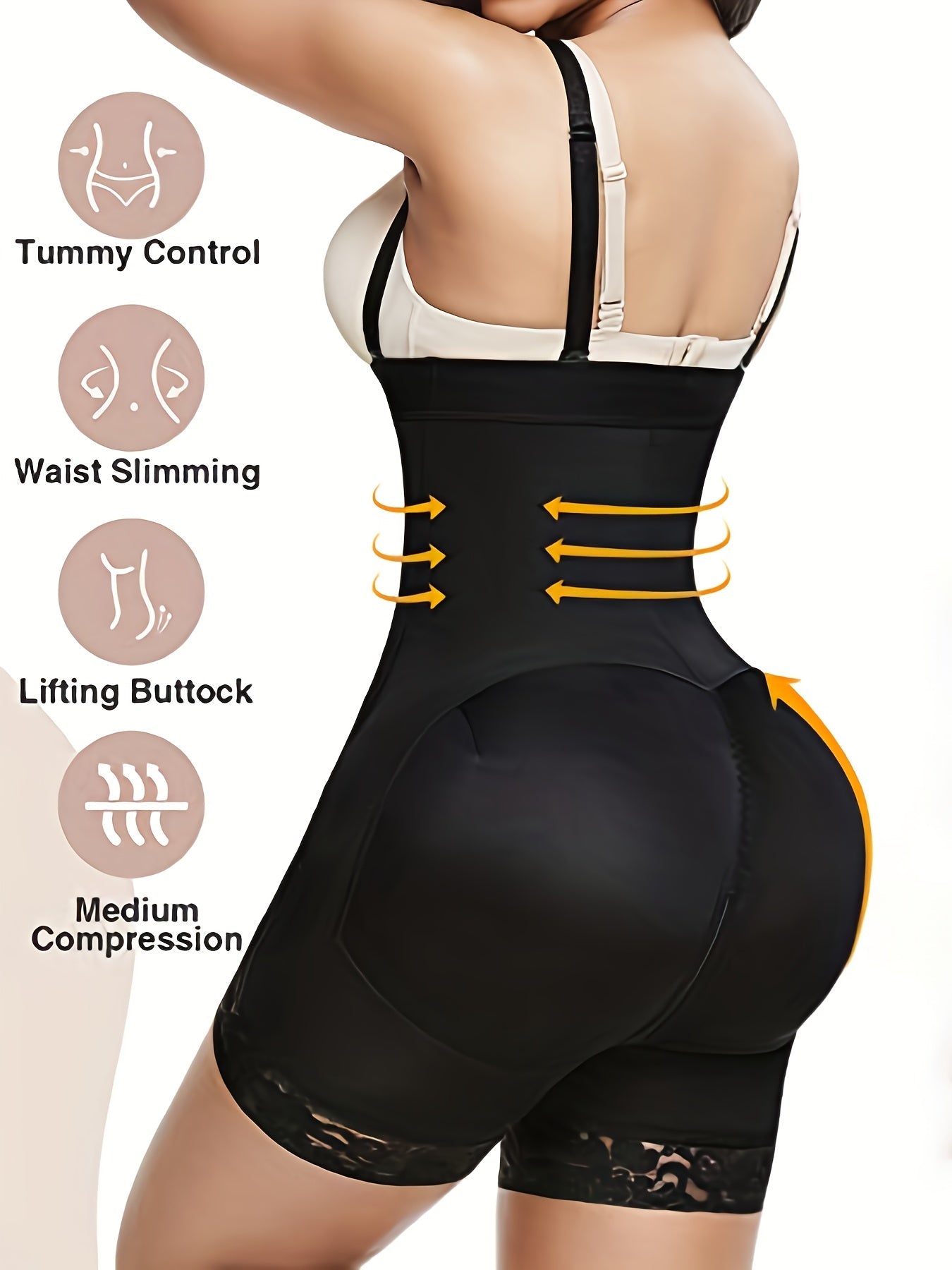 Women's Tummy Control Shapewear Camisole - Butt Lift Body Smoothing