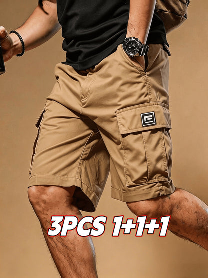 Men's Cargo Shorts - Drawstring Waist With Pockets Weekend Style 215653