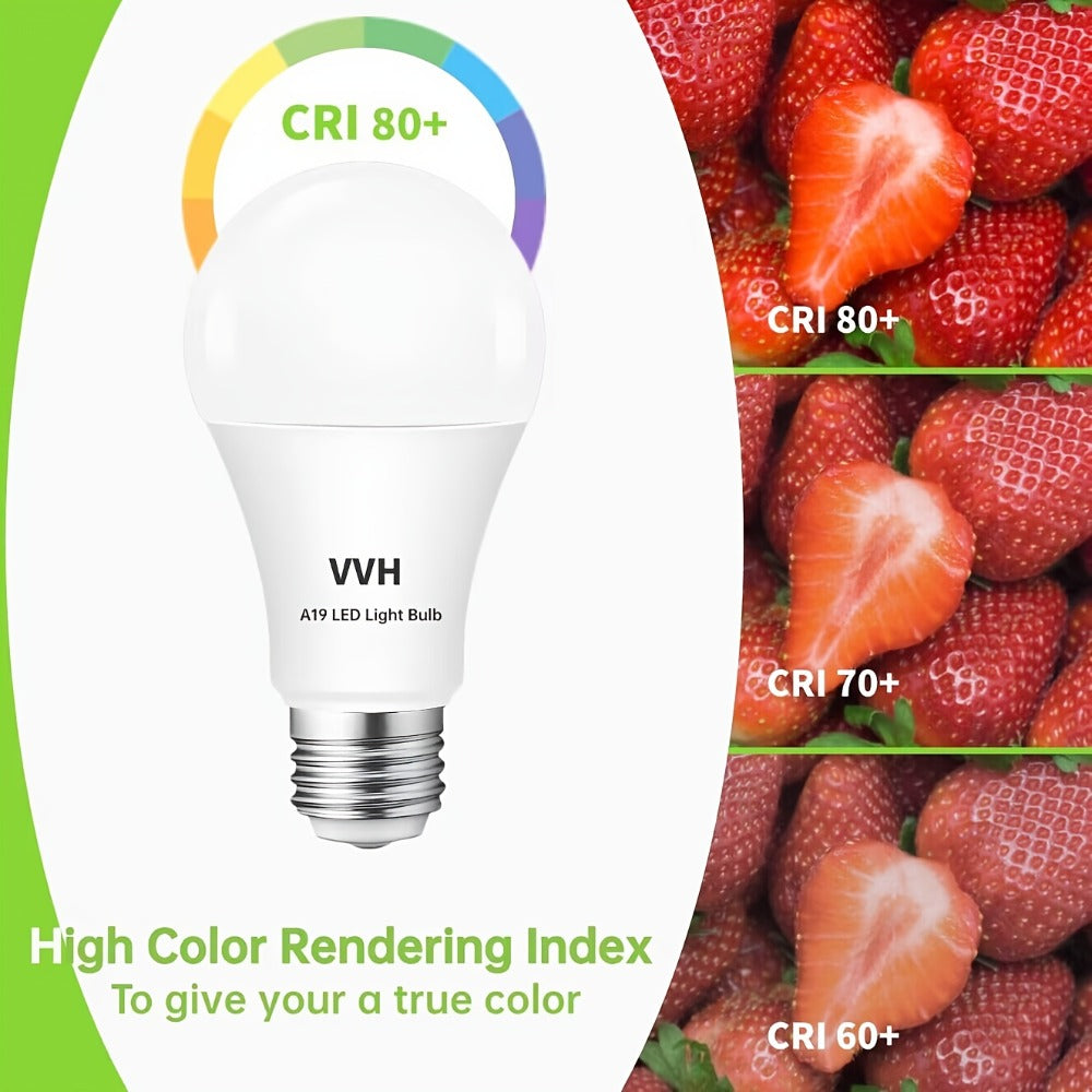 3-Way LED Light Bulb A19 40 60 100W Equivalent 1500 Lumens E26 Base – Soft White 2700K & Daylight 5000K Three-Way Bulb for Bedroom Living Room Study Room Table Lamp, 2 & 4 Pack