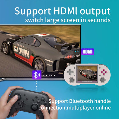 Anbernic RG353PS Handheld Game Console Linux RK3566 3.5-Inch 4:3 IPS HDMI Retro Emulator 3500mAh Plug and Play Wi-Fi Bluetooth