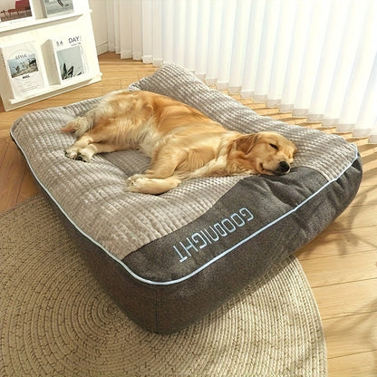 Plush Dog Crate Mat Luxury Sofa Bed - Ultra Soft All-Season Pet Mattress for Small Medium Large Dogs and Cats, Comfortable Cage Liner Kennel Pad for Various Breeds, Available in XL XXL XXXL