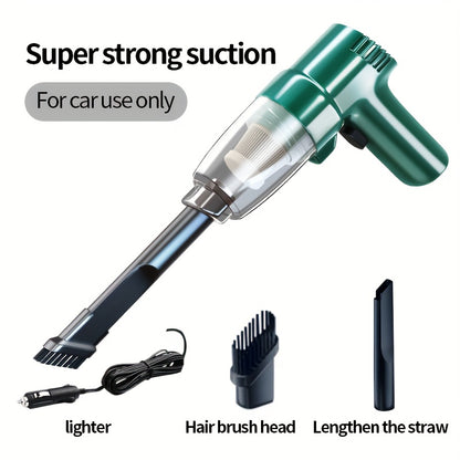 OUDEMU Car Vacuum Cleaner - Powerful 3Kpa Suction, Corded (3M), Lightweight Handheld Car Vacuum Cleaner, Single-Point Exhaust, Suitable for Cars, Trucks, Home - Lightweight And Portable, Without Battery