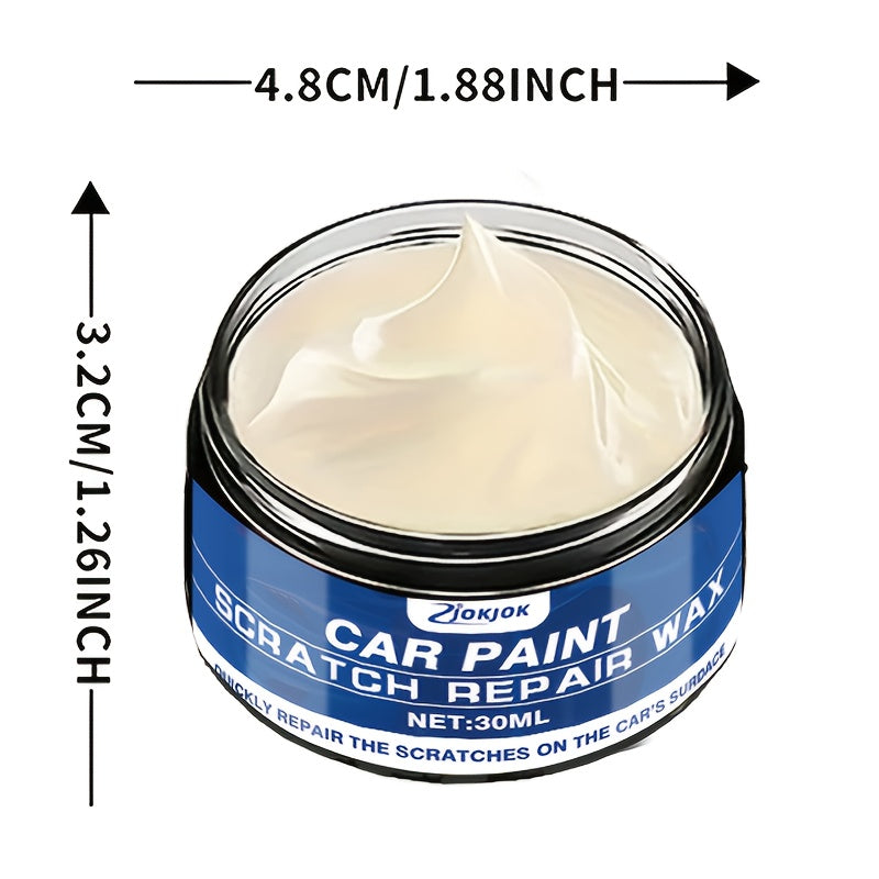 Scratch And Bump Killer, Flawless Scratch Repair Cream, Removes Scratches, Suitable for Car Paint, Wheel Hub, Glasses, Helmet Refurbishment, Multi-Scenario Different Items Restoration And Renewal, Scratch Repair Cream