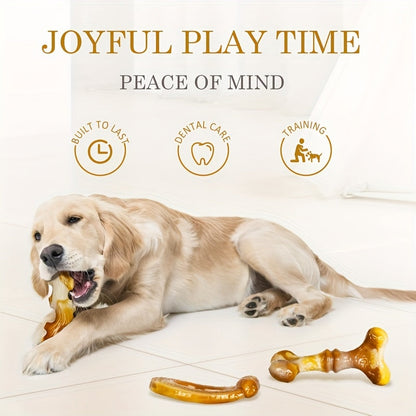 Dog Chew Toys for Aggressive Chewers 3 Pack – Indestructible Tough Dog Toys for Large Breed Heavy Chewers, Durable Rubber Chew Toy Set for Big Dogs, Puppy Dental Chew Toys
