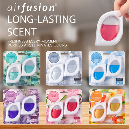 Air Freshener Odor Eliminator for Home Closet Bathroom Pets Small Space 0.25oz Up to 30 Days 6 Scents Eucalyptus Lavender Hawaiian Peach Black Ice Linens Sky 2 6 or 12 Pack