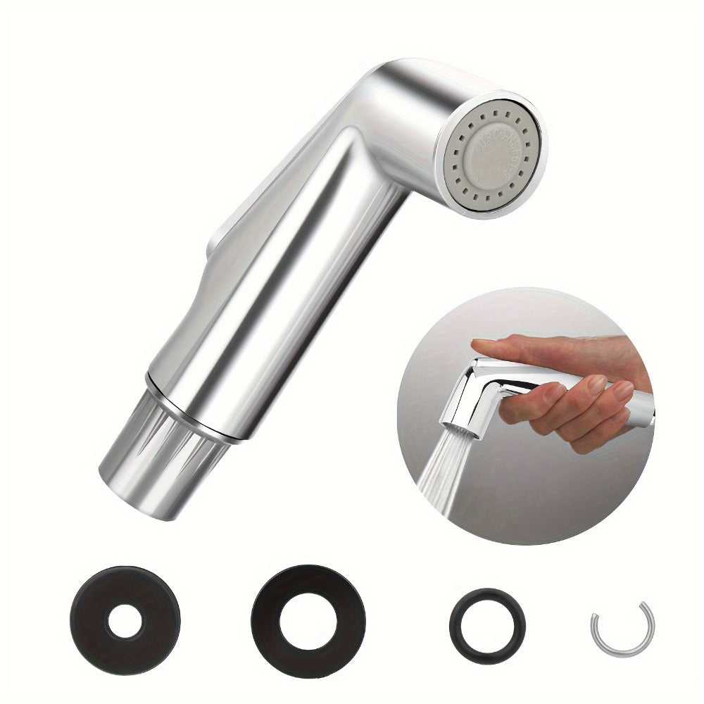 Kitchen Sink Side Sprayer Head Universal Replacement – Quick Connect Pull-Out Faucet Nozzle, Fits Kohler Delta Moen Oakbrook Glacier Bay & Most Spray Hoses, Scratch-Resistant ABS Chrome Finish