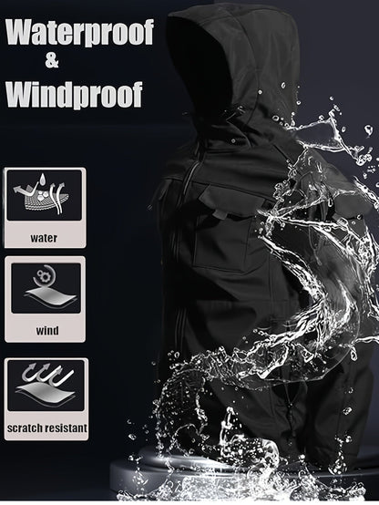 Men's Versatile Fleece Zip-Up Coat