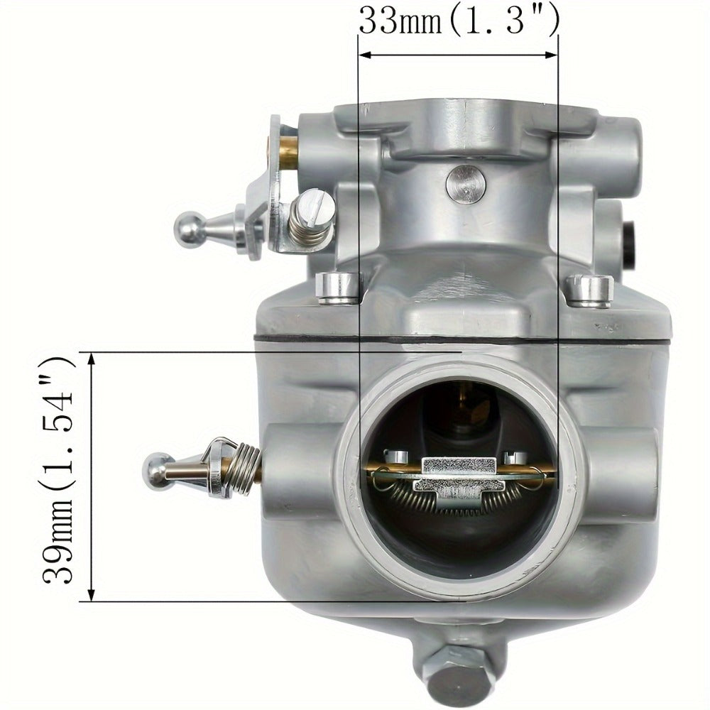 Ford Tractor Carburetor for 8N 9N 2N (1939-1952) - Replaces 8N9510C, 9N9510A, TSX241A, TSX33 - Includes Gasket & Bolts, Marvel Schebler & Zenith Compatible